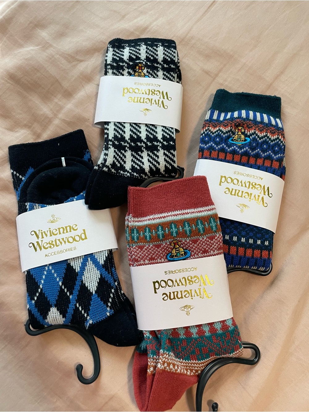 4 for $58 Vivienne Westwood socks